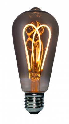 LED filament 5 watts clear / gold / grey / green DM 64 mm