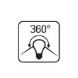 LED filament 5 watts clear / gold / grey / green DM 64 mm