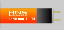 Leuchtstoffr&ouml;hre 1149 mm 28 Watt orange intensiv,  T5 Durchmesser 16 mm, Splitterschutz A