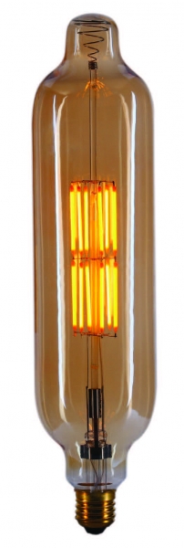 XXL LED Fadenlampe Filament 11 Watt gold DM 75 mm