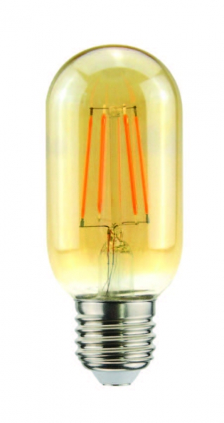 LED filament 5 watts gold DM 45 mm
