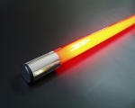 Deco Neon Light Stick 177,5 cm / 69.88 inch, red, 110V US plug
