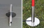 Earth poke stainless steel, Saatin Finish